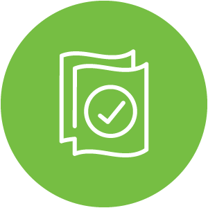 Document with checkmark icon