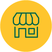 Store icon yellow